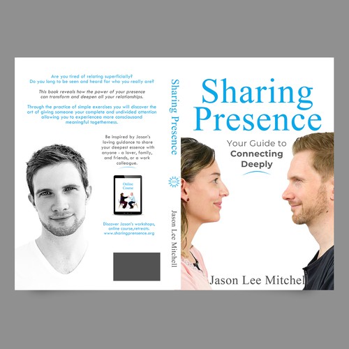 Mindfulness Book Cover on Sharing Presence Design by Yna