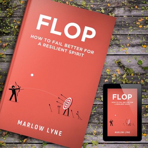Design a book cover for a book called "FLOP" ! Design by Citrusbyte