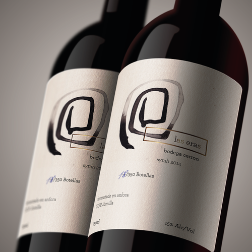 ORGANIC EXCLUSIVE WINE LABEL DESIGN - BODEGA CERRON Design by OtomPotom
