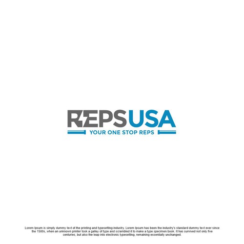 Diseño de Rep's USA Logo de point_up