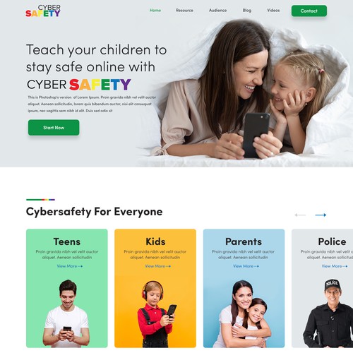 Web page design contest entry by Adventix