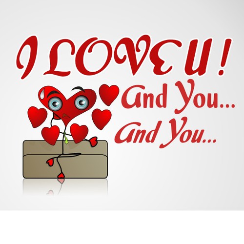 コンペ「"I Love You! And You... And You..." [LOGO - $355]」のデザイン by Luigiさん 