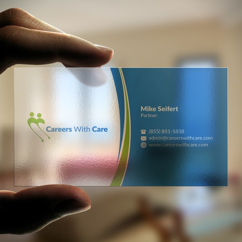 Hire Me business cards Design by Nuhan Enterprise IT