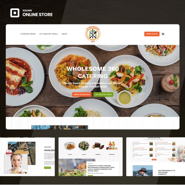 Wholesome 360 - Square online site