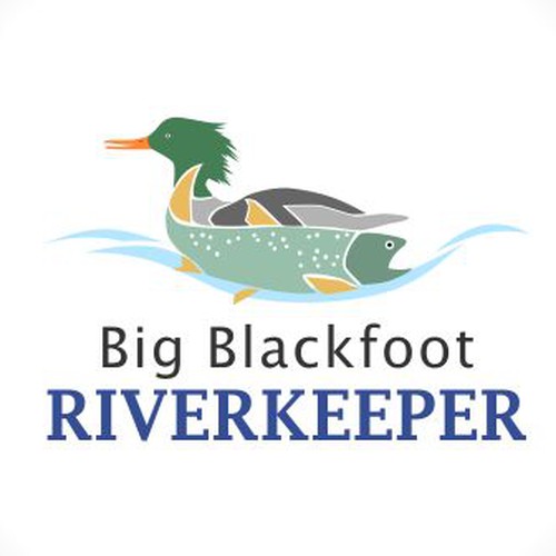 Logo for the Big Blackfoot Riverkeeper Ontwerp door Reddion