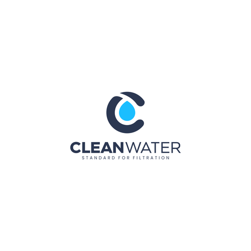 Simple Clean Logo for Water Filtration Company Design by Ricky Asamanis