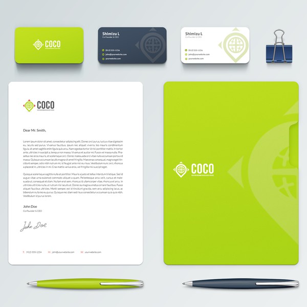 Design by S.Arsalan.Ali titled "Branding identity for GPS locater"