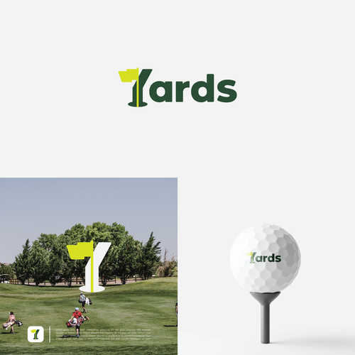 Yards golfing app logo Design by maskutut