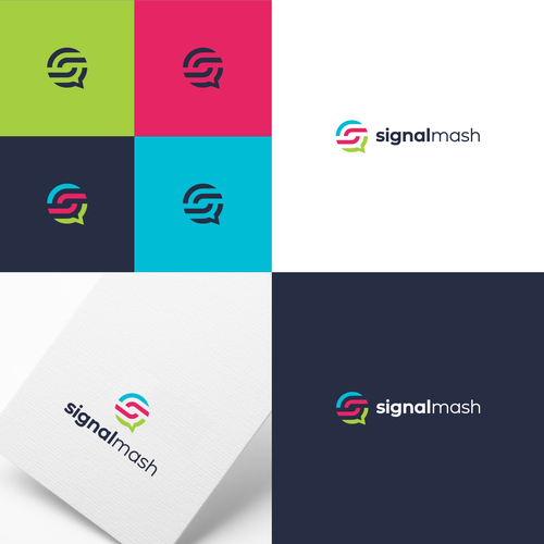 Design a modern logo for a tech company into text messaging & voice communications Design von BrandingDesigner
