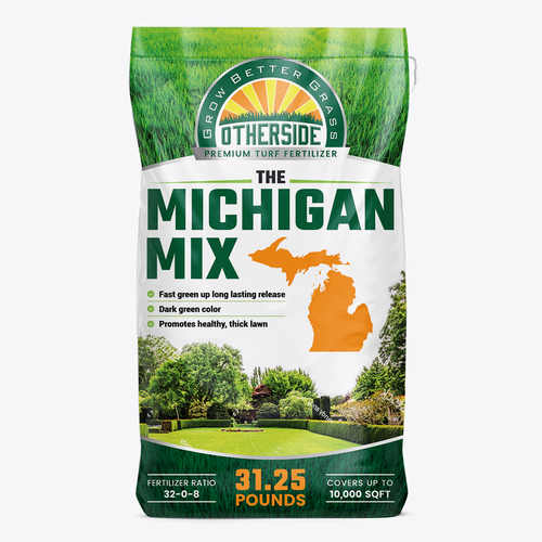 Michigan Centric Lawn Fertilizer Bag Design by Rose ❋