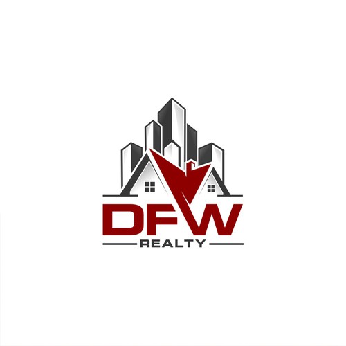 Real Estate Brokerage Logo for DFW Realty (DFW - Dallas-Fort Worth, TX) Design by wali99