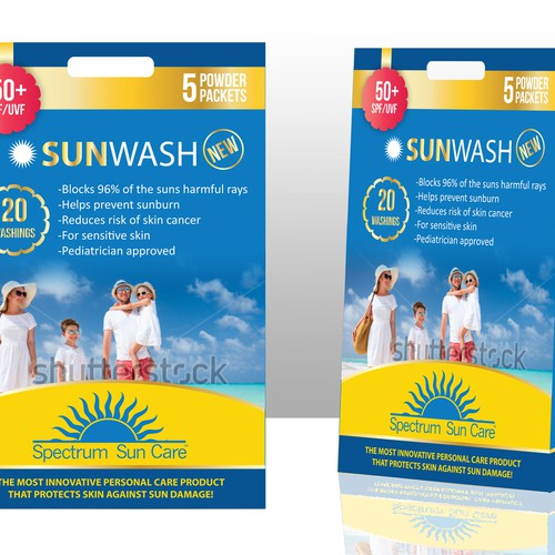 Create unique Sun Care packaging for children Design by AnaBash