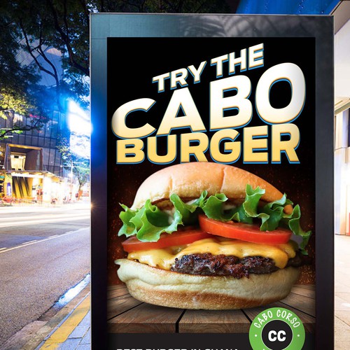 Billboard for Burger Company Design by IDEA Logic✅✅✅✅