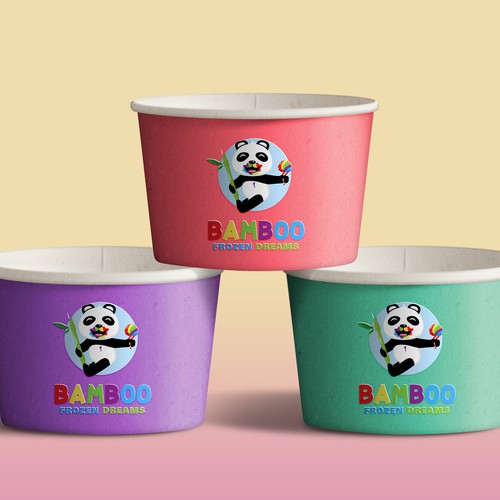 Design a killer logo for a shaved ice stand for kids. Design by Sava M- S Design