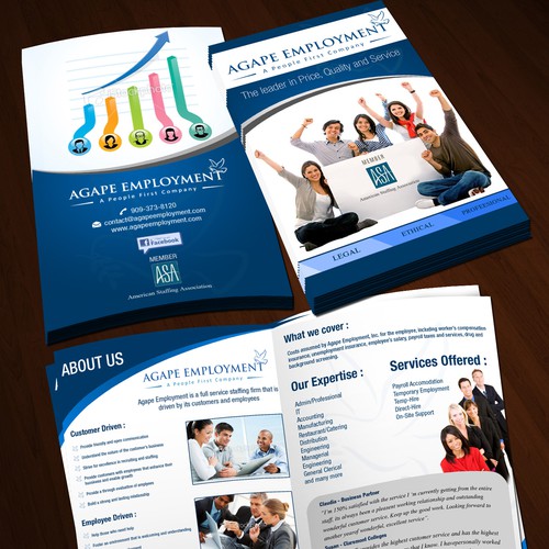 Help Agape Employment with a new brochure design | Brochure contest