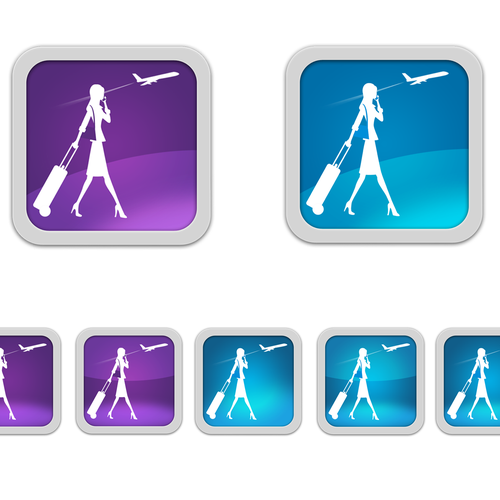Create the next icon or button design for Fly Over Chic Réalisé par Adr!an..