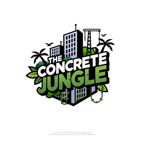 Make a logo for our FiveM Server "The Concrete Jungle" Design by Aurévo™