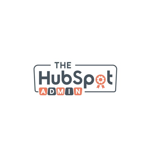 Bold logo that unites and champions the HubSpot Admin Design by QuickCrea™