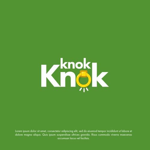 New Social Property Search App Logo NEEDED! Knok Knok Design by Nassim Ahmadi