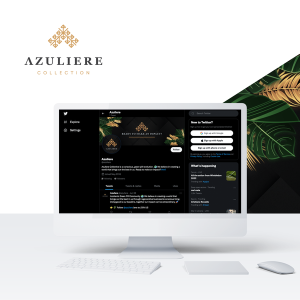 Design by Arthur Albuquerque titled "Azuliere"