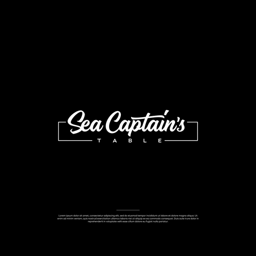 Sea Captain's Table Logo Design Design by adwar std.