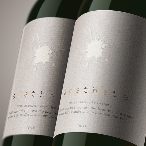 Minimalistic wine label needed Diseño de Mida Strasni