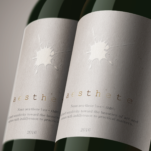 Minimalistic wine label needed Design by Mida Strasni