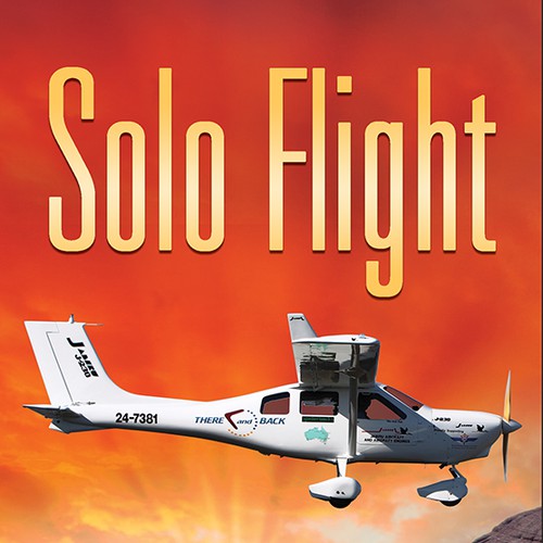 Solo Flight. Design an awesome book cover that captures the adventure of flight. Design by MOberkrom Design