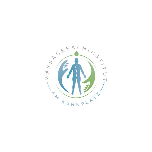 Logo combining body & mind for a massage business in Vienna - Life is too short to be ordinary! Design by Jose MNN