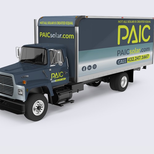 Design us an eye catching, modern, box truck wrap! Design réalisé par designsbymark