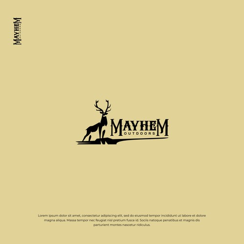 Mayhem Outdoors (outdoor brand) Design by SeniRusa