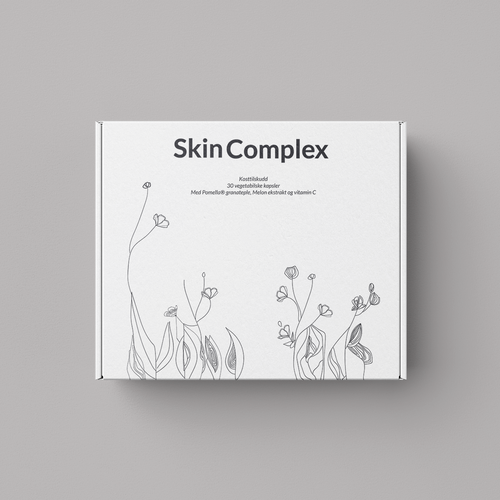 Box design for a advanced skin care supplement Design by Elllen
