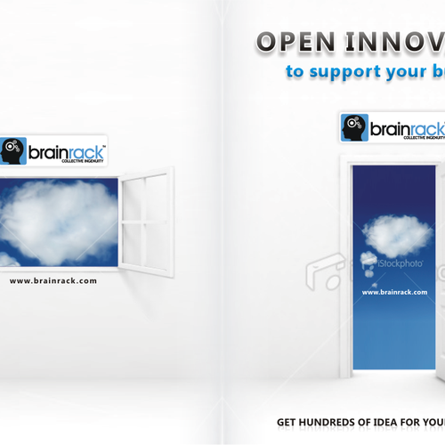 Brochure design for Startup Business: An online Think-Tank Ontwerp door digtive