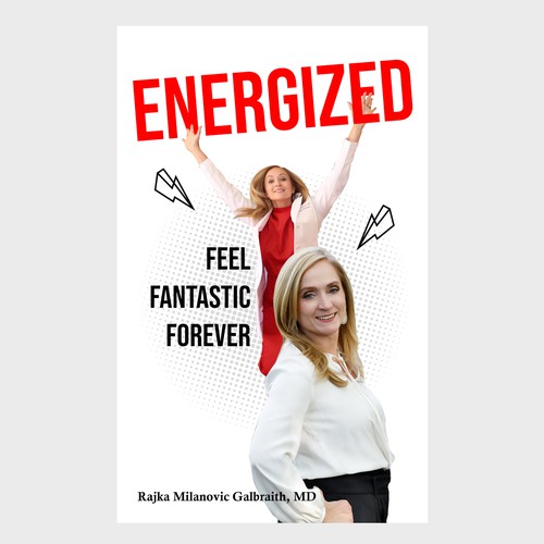 Design a New York Times Bestseller E-book and book cover for my book: Energized Design by farizalf