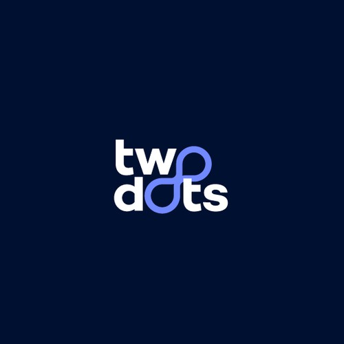 Two Dots Software Fraud Prevention Logo Design - Modern and Simple! Design by Corals