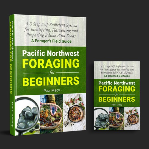 We need a modern looking Pacific Northwest Foraging book cover Design by M E D I A 2