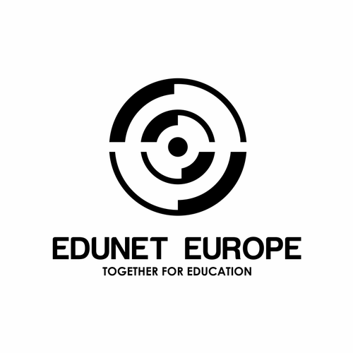 Logo for Education Network: minimalist elements forming a network Design by d'jront