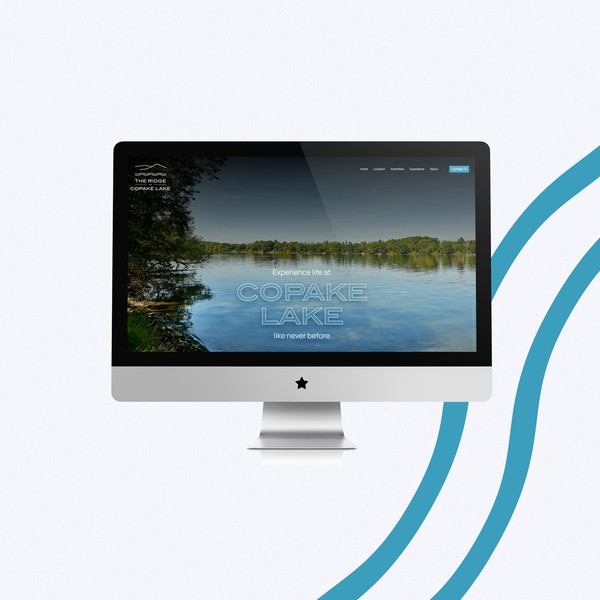 Logo and Landing page design for Luxury Real Estate