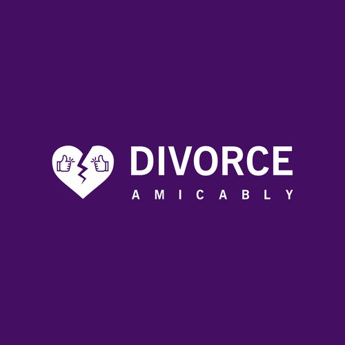 Logo for a new, healthy way for reasonable people to divorce Design by SP-99