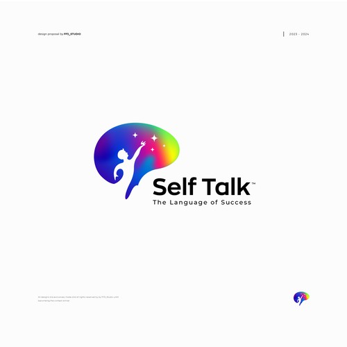 Self Talk, The language of Success - Logo Tournament Design by FF3 ˢᵗᵘᵈⁱᵒ