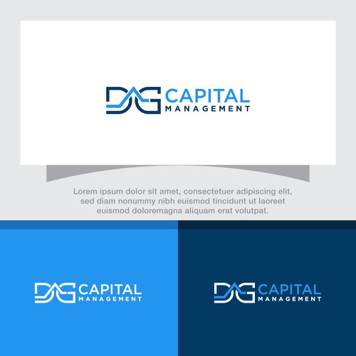 Logo & Brand guide for DG Capital Management an options trading Hedge Fund. Design by rouf_art