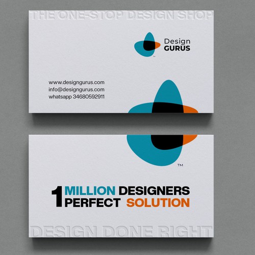 Business Card for DesignGurus.com Design réalisé par Xclusive16