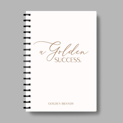Inspirational Notebook Design for Networking Events for Business Owners Design von Kateryna Loreli