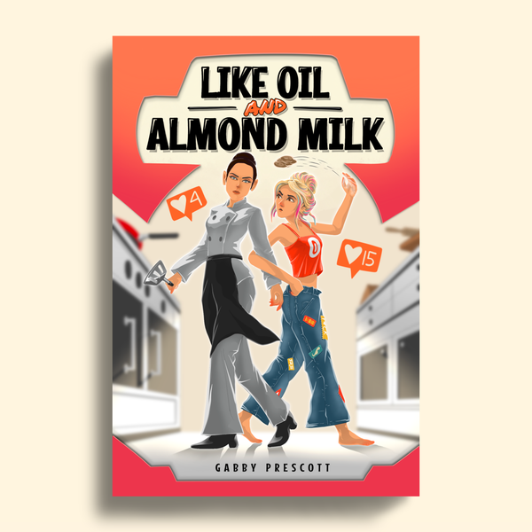 Design by Lindu Saputro titled "Romance Comedy Book Cover Illustration"