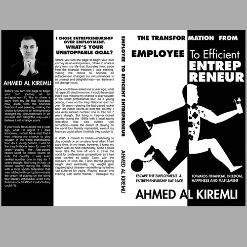 Design a Simple & Innovative Book Cover for the Transformation from Employee to Efficient Entrepreneur Design by DezignManiac