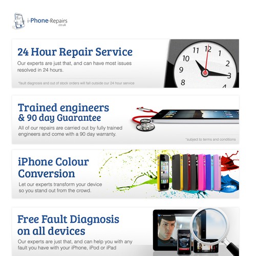New banner ad wanted for iPhone Repairs Design by Richard Lyth