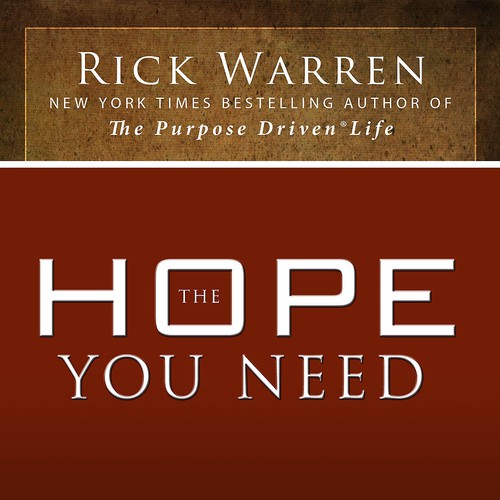 Design Rick Warren's New Book Cover Design réalisé par Brotherton