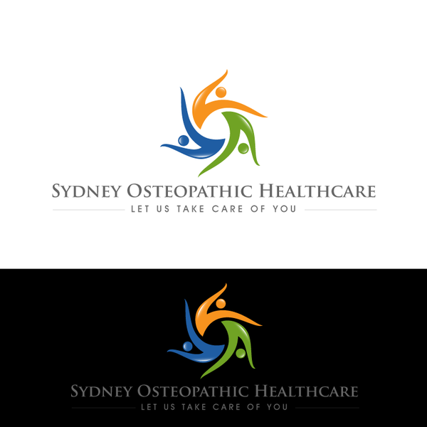 Design by Lakshmiks titled "New logo and business card wanted for Sydney Osteopathic Healthcare"