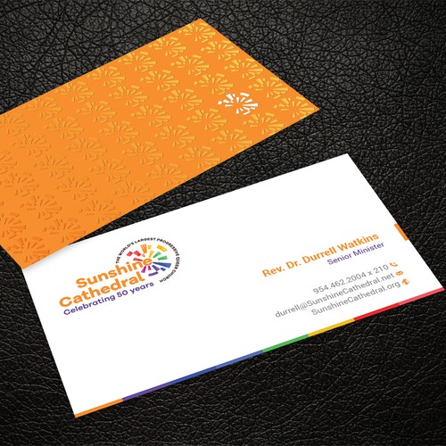 Business Card for Growing Progressing LGBTQ Church Design by ™SF_Design™