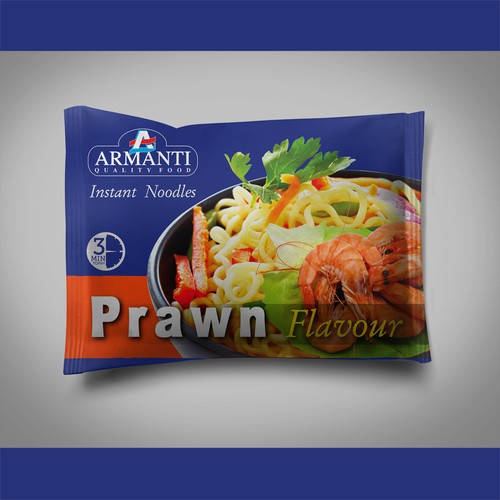 New Armanti Instant Noodles Design réalisé par syakuro